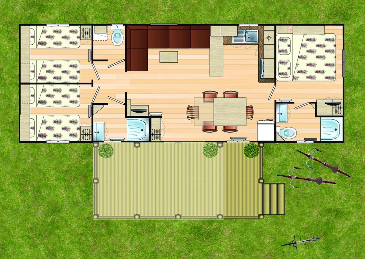 Kerlann 4 Etoiles Mobil Home 3 Chs 2 Sdb Pont Aven Finistere Εξωτερικό φωτογραφία